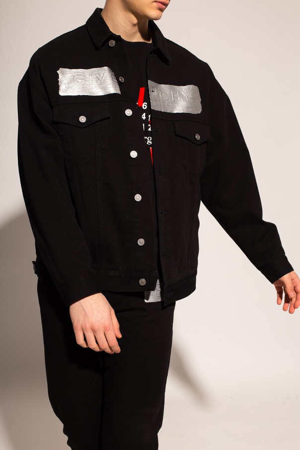 Black givenchy denim store jacket